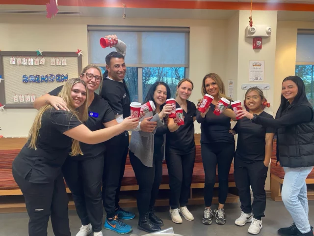 Round two of Red Cup Day vibes! ☕🎉 We’re all smiles (and caffeine!) as we enjoy these festive cups. Nothing like a little coffee boost to keep our holiday spirit going strong. Did you get your Red Cup today? Post below!

#RedCupDay #SmilesAndStarbucks #CoolsmilesOrthodontics