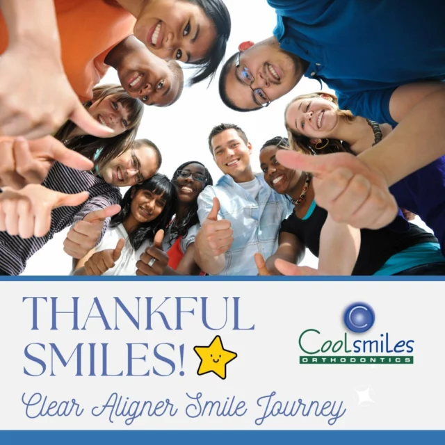 So many of our patients are thankful for Invisalign® and how it’s transformed their smiles! 🙏 We are proud Invisalign providers and we can help get you the smile you’ve always wanted!

📞 Give us a call at (631) 289-0909 to set up your consultation today!

#InvisalignJourney #ThankfulSmiles #CoolsmilesOrthodontics #Medford #MedfordOrthodontist #PortJefferson #PortJeffersonOrthodontist #HealthySmile #Braces #NewSmile #Invisalign #InvisalignProvider #FreeConsultation #CoolsmilesOrtho